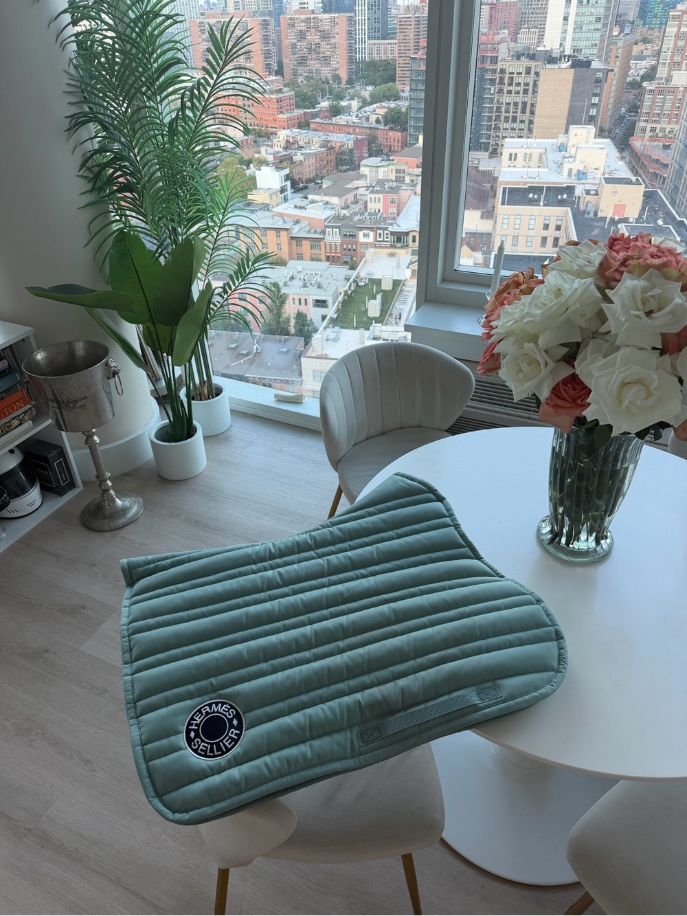 Hermes Celadon Derby limited edition Saddle Pad